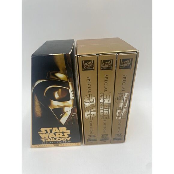 Vintage Star Wars Trilogy Special Edition Collectors VHS Box Set - Picture 6 of 6